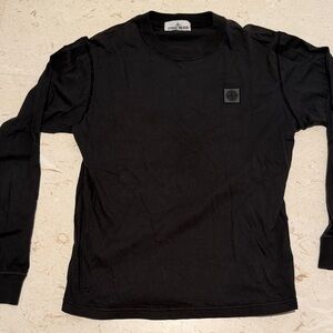 Stone Island Jet Black Long Sleeve Shirt